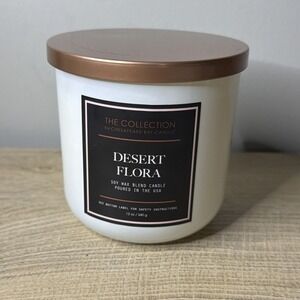 Chesapeake Bay Candle Desert Flora The‎ Collection White Brown 12 Oz New